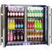 Rhino GSP outdoor bar fridge 208L, interior shelving