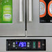 Rhino heated glass bar fridge 208L, front view
