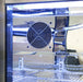 Rhino heated glass bar fridge 330L, interior shelving