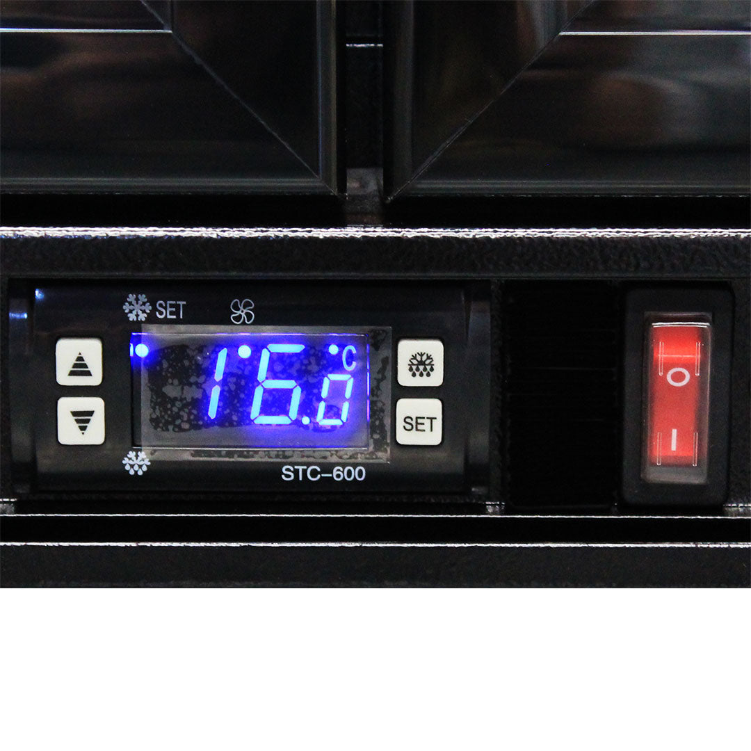 Rhino night club LED bar fridge 208L, red lighting mode