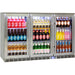 Rhino GSP outdoor bar fridge 330L, front view