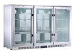 Rhino heated glass bar fridge 330L, front view