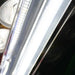 Rhino sliding glass door bar fridge 208L, interior shelving