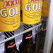 Rhino solid stainless bar fridge 208L, interior shelving