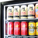Schmick twin-door solid door bar fridge 274L, angle view
