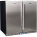 Schmick twin-door solid door bar fridge 274L, front view