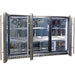 Schmick 3-door bar fridge, classy bar handles