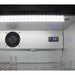 Schmick stainless steel twin-door bar fridge, white LED interior lighting