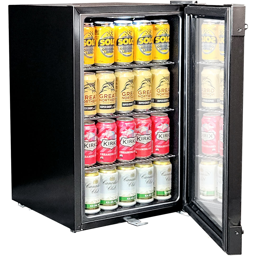 Schmick iron door design bar fridge 70L, door detail