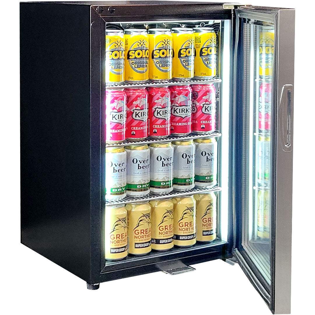Schmick triple-glazed bar fridge, 47 adjustable shelf positions