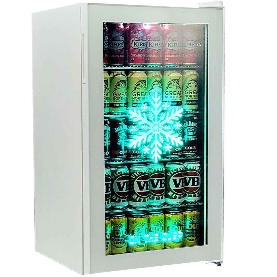 Schmick under zero bar fridge, On The Cusp, LED lighting detail