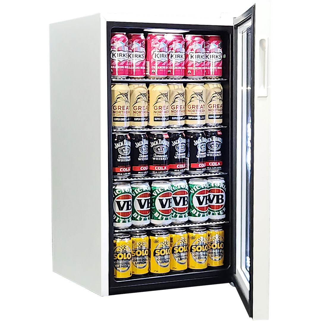 Schmick under zero bar fridge, On The Cusp, angle view