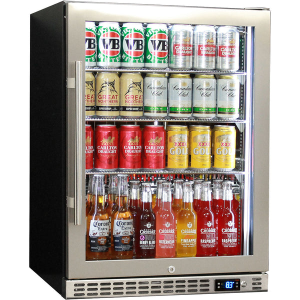 Schmick front-venting bar fridge 144 cans, front view
