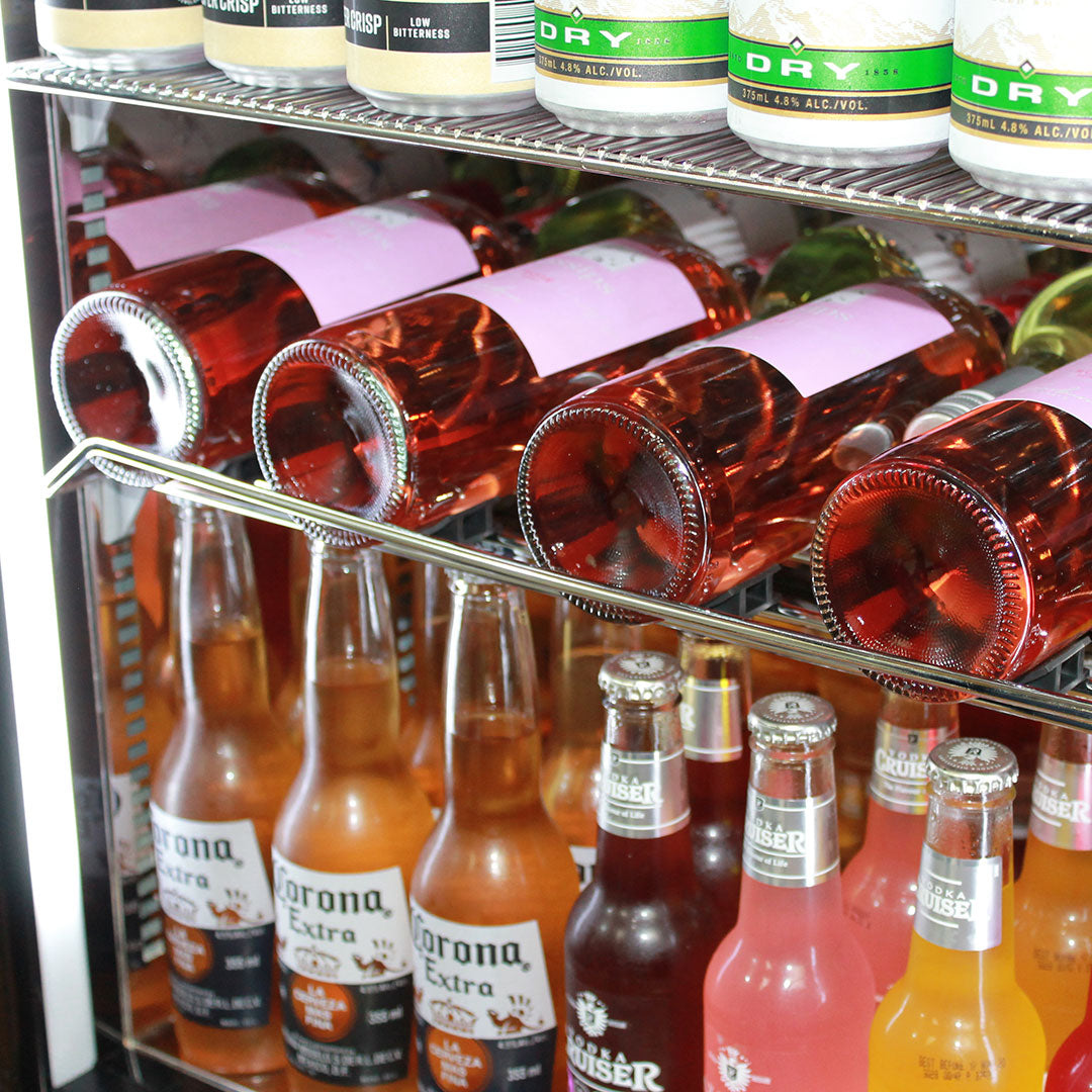 Schmick front-venting bar fridge, adjustable shelving