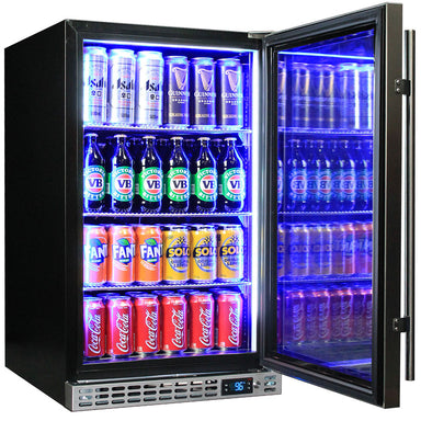 Schmick front-venting bar fridge, front vent grille for cabinetry installs