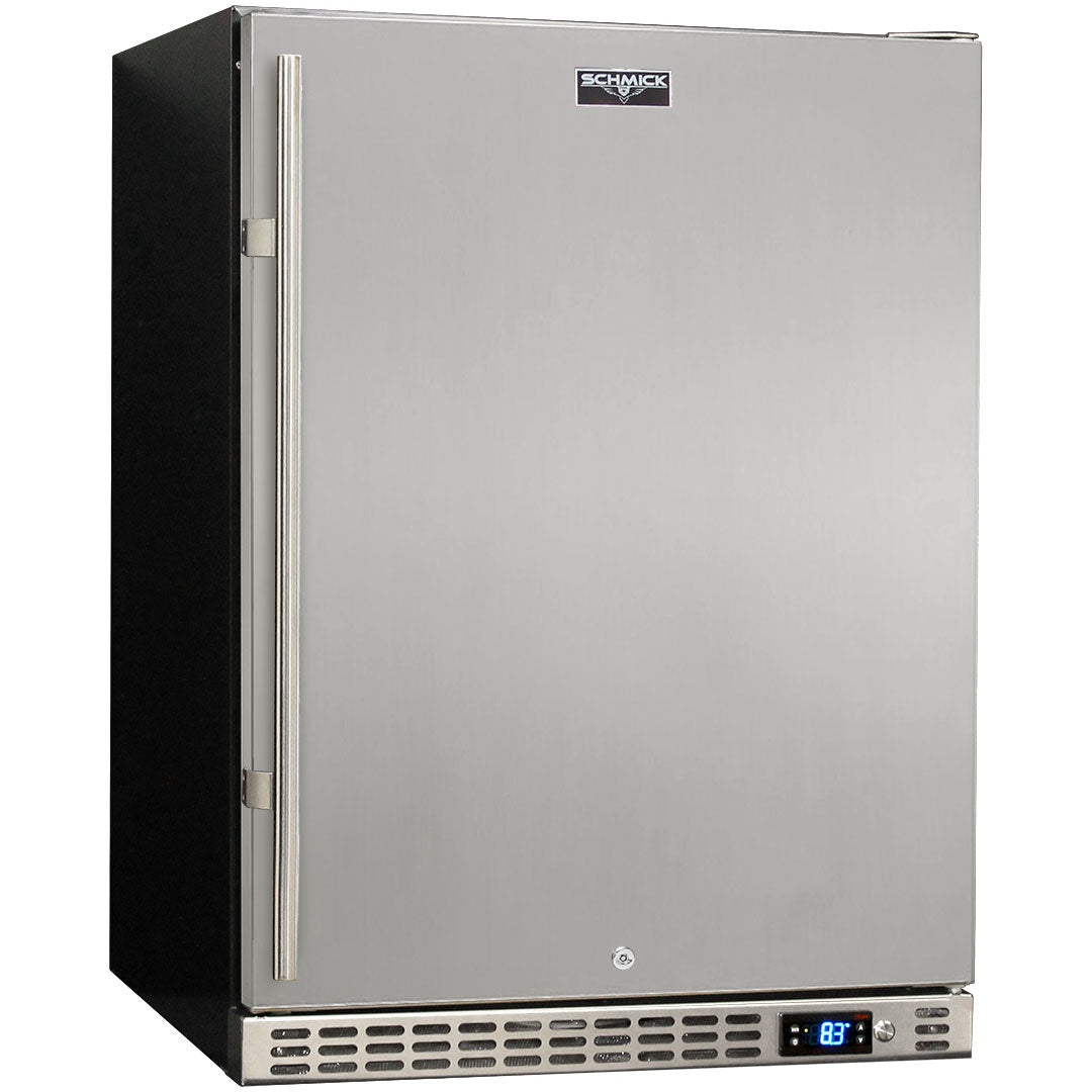Schmick SK156R-SD right-hinge solid-door bar fridge