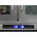 Schmick twin-zone bar fridge, touch button control