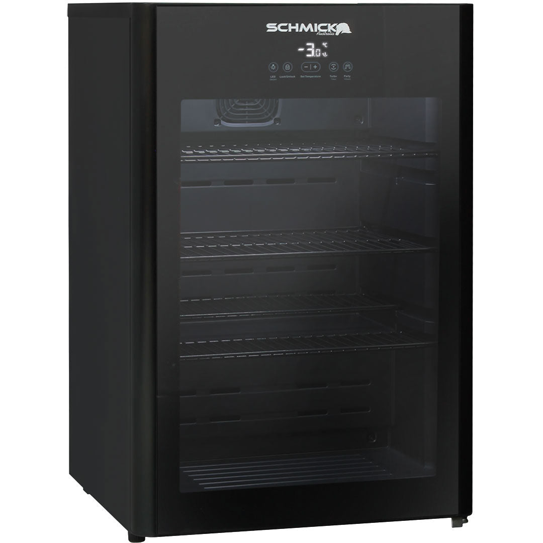 Schmick Under Zero 108L bar fridge, empty interior