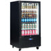Schmick upright bar fridge 219L, left hinge, front view
