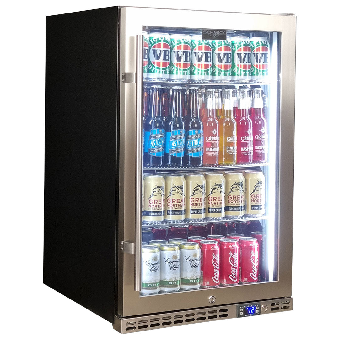 Schmick front-venting bar fridge 175 cans, front view