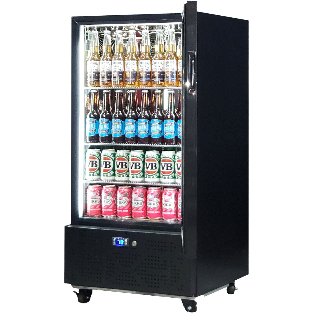 Schmick upright bar fridge 219L, right hinge, front view