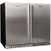 Schmick twin-door solid door bar fridge 257L, front view