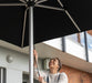 Shadowspec Oasis umbrella with concrete base