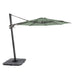 Solstice cantilever umbrella, 350cm Octagonal, Gunmetal frame, Sage canopy, flat