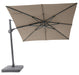 Solstice cantilever umbrella, 300cm Square, Gunmetal frame, Strata canopy