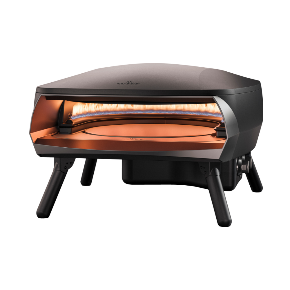 Witt Etna Rotante 16 inch gas pizza oven in Black