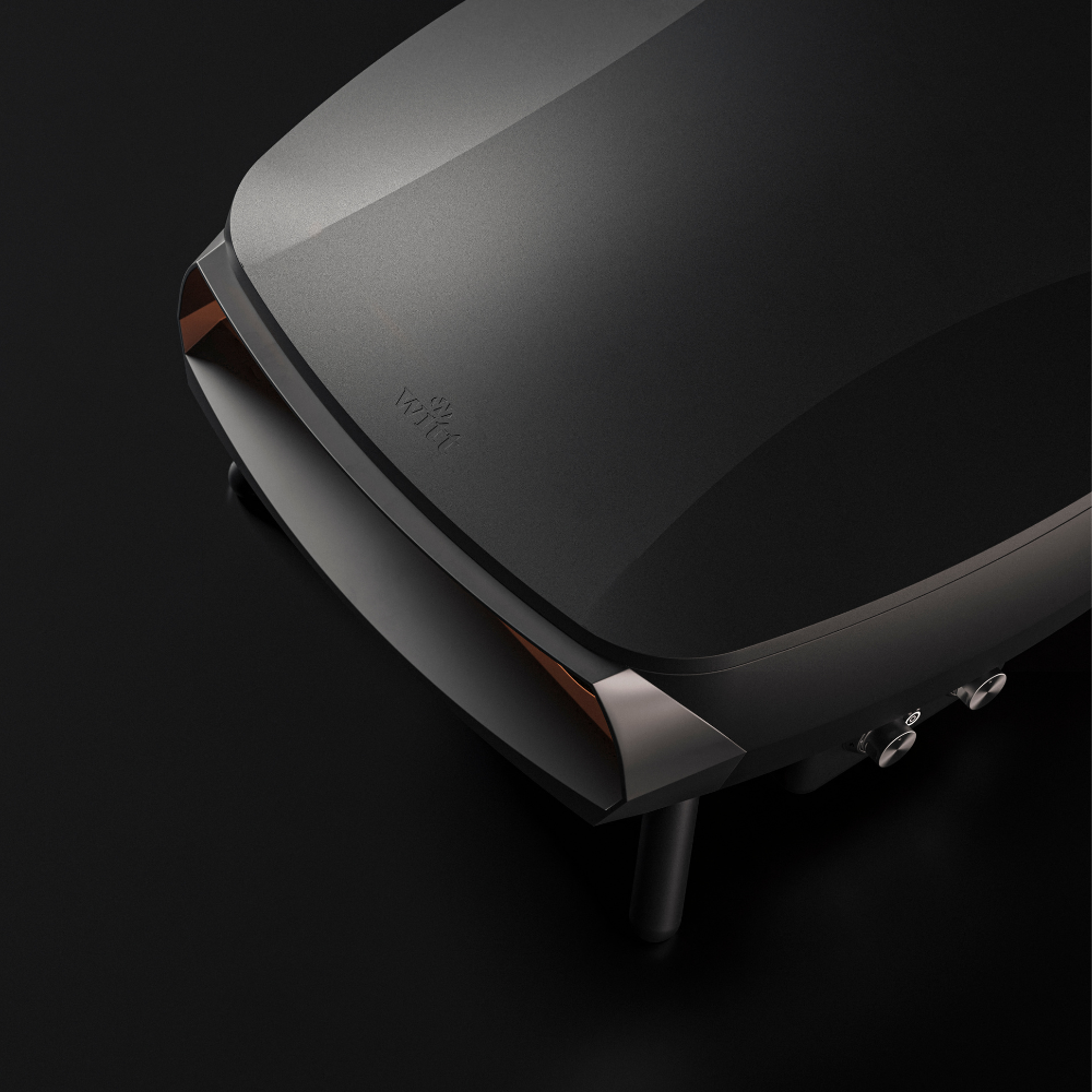 Witt Etna Rotante 16 inch gas pizza oven in Black