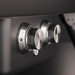 Witt Etna Rotante 16 inch gas pizza oven in Black