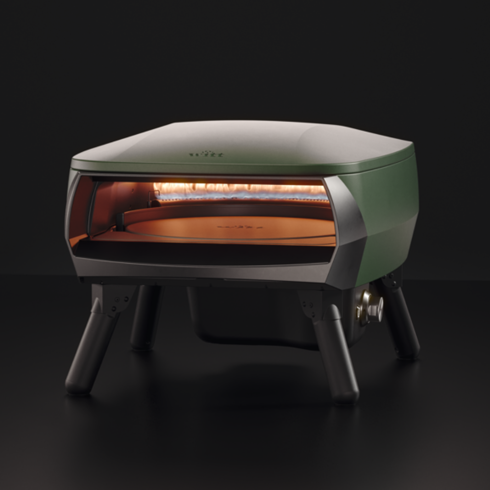 Witt Piccolo Rotante 13 inch gas pizza oven in Green