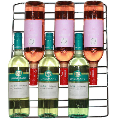 Schmick twin-door bar fridge, wine shelving fits 6 per side