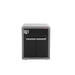 Coleman Revolution storage module in Black Gloss with a two door cupboard and stainless steel bench top