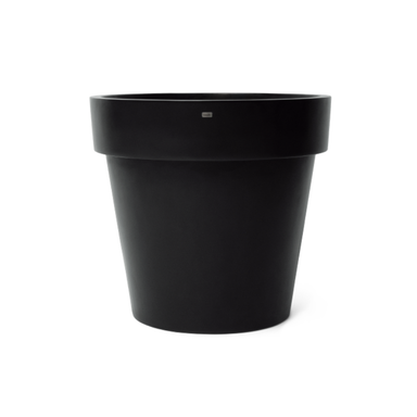 Blinde Design Classic 50 concrete planter in graphite with wide rim and tapered modern design