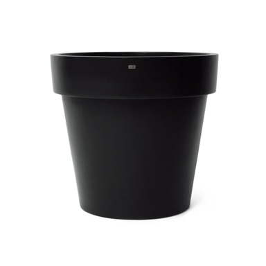 Blinde Design Classic 75 concrete planter in graphite with wide rim and tapered shape
