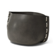 Blinde Stitch 100 concrete planter in Natural finish with white stitched accent detail