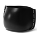 Blinde Stitch 125 black concrete planter with grey stitched accent detail