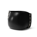 Blinde Stitch 50 concrete planter in graphite colour with white stitched rope detailing