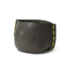 Blinde Stitch 50 concrete planter in natural colour with yellow stitched rope detailing