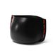 Blinde Stitch 75 concrete planter in graphite finish with red stitched accent detail
