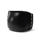 Blinde Stitch 75 concrete planter in graphite finish with white stitched accent detail
