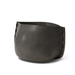 Blinde Stitch 75 concrete planter in natural finish with black stitched accent detail