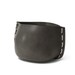 Blinde Stitch 75 concrete planter in natural finish with white stitched accent detail
