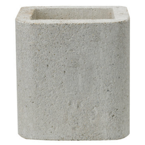 Buschbeck standard chimney extension, square quartz concrete flue section