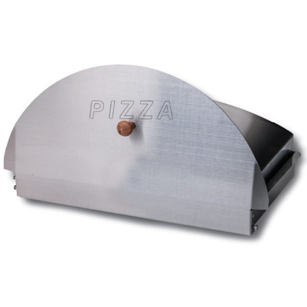 Buschbeck pizza oven insert with stainless steel dome door for Buschbeck outdoor fireplaces