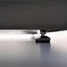 Close-up detail of adjustable leveling foot on Circ 40 round coffee table base
