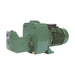 DAB 151M cast iron jet pump in green, bare pump with no pressure switch, side view