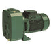 DAB deep well surface pump DP151M and DP251M, green cast iron casing with electric motor, no pressure switch fitted, side view